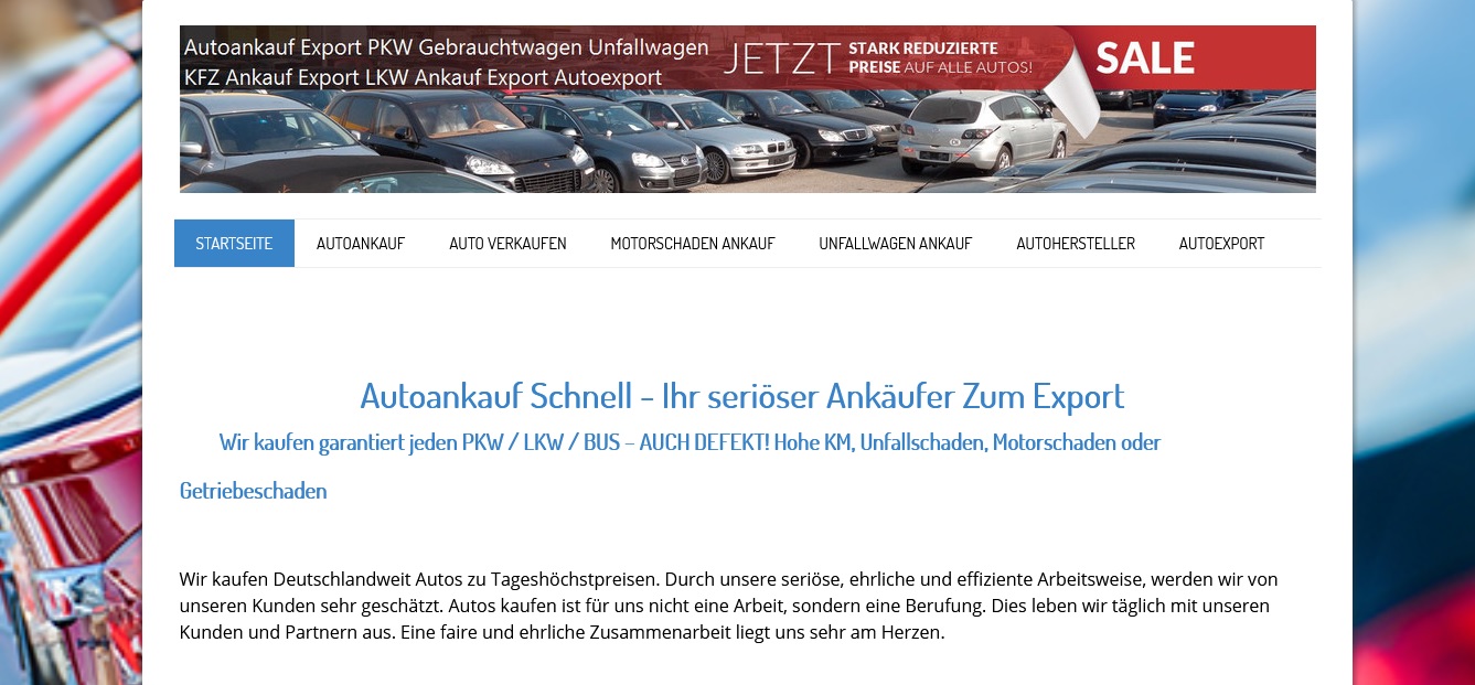 autoankauf in ganz deutschland - Autoankauf in ganz Deutschland