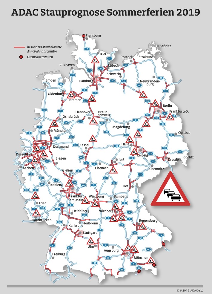 geduldsspiel auf den autobahnen haelt an mehrstuendige zwangsstopps auf der heimreise realistisch adac stauprognose fuer 9 bis 11 august - Geduldsspiel auf den Autobahnen hält an Mehrstündige Zwangsstopps auf der Heimreise realistisch ADAC Stauprognose für 9. bis 11. August