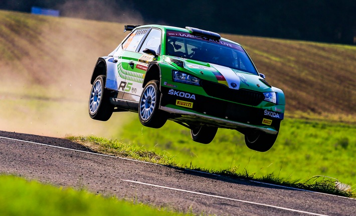 kreim vor griebel skoda geht mit wrc 2 doppelfuehrung in den finaltag der rallye deutschland - Kreim vor Griebel: SKODA geht mit WRC 2-Doppelführung in den Finaltag der Rallye Deutschland