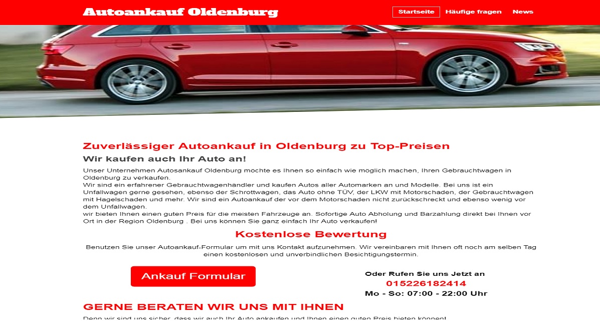 professioneller und sicherer autoankauf oldenburg - Professioneller und sicherer Autoankauf Oldenburg