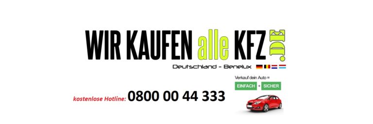 Wir-kaufen-alle-KFZ.de übernimmt nahezu alle Fahrzeuge, gerne auch mit Motorschaden in Aachen