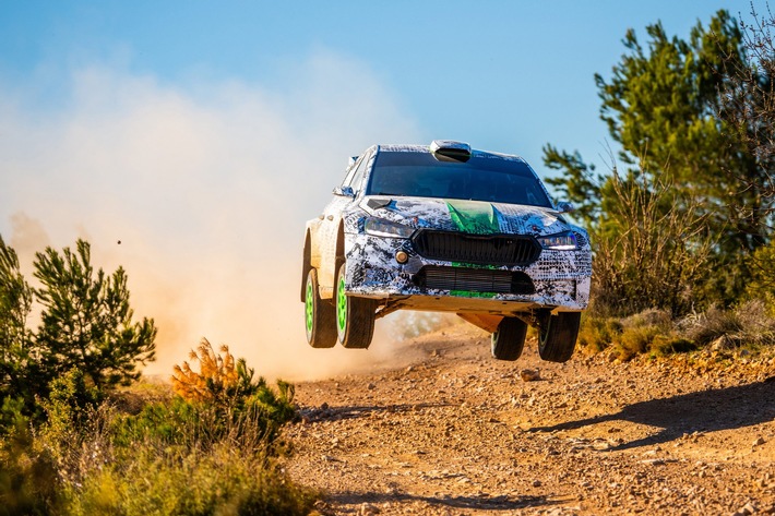 Premiere bei der Lausitz-Rallye: WRC2-Champion Andreas Mikkelsen startet mit ŠKODA FABIA RS Rally2
